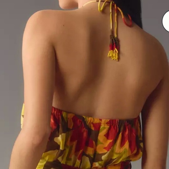 Farm rio fruit print jumpsuit classic casual NWT 200$ designer boho fall party - Picture 5 of 5